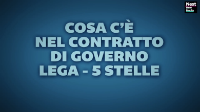 Cosa prevede il contratto di Governo Lega-Movimento 5 Stelle | video scheda
