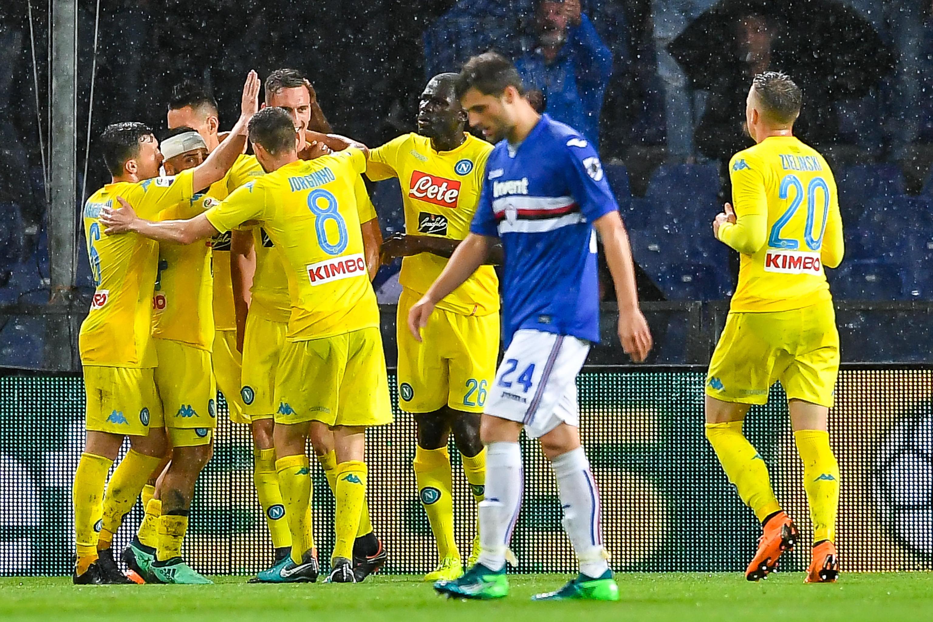 ​Sampdoria – Napoli 0-2: la partita in 10 foto