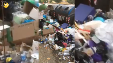 Roma: ancora caos rifiuti per le strade della capitale | video