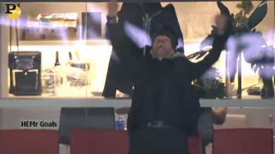 L’esultanza di Simeone per l’Atletico Madrid in finale di Europa League | video