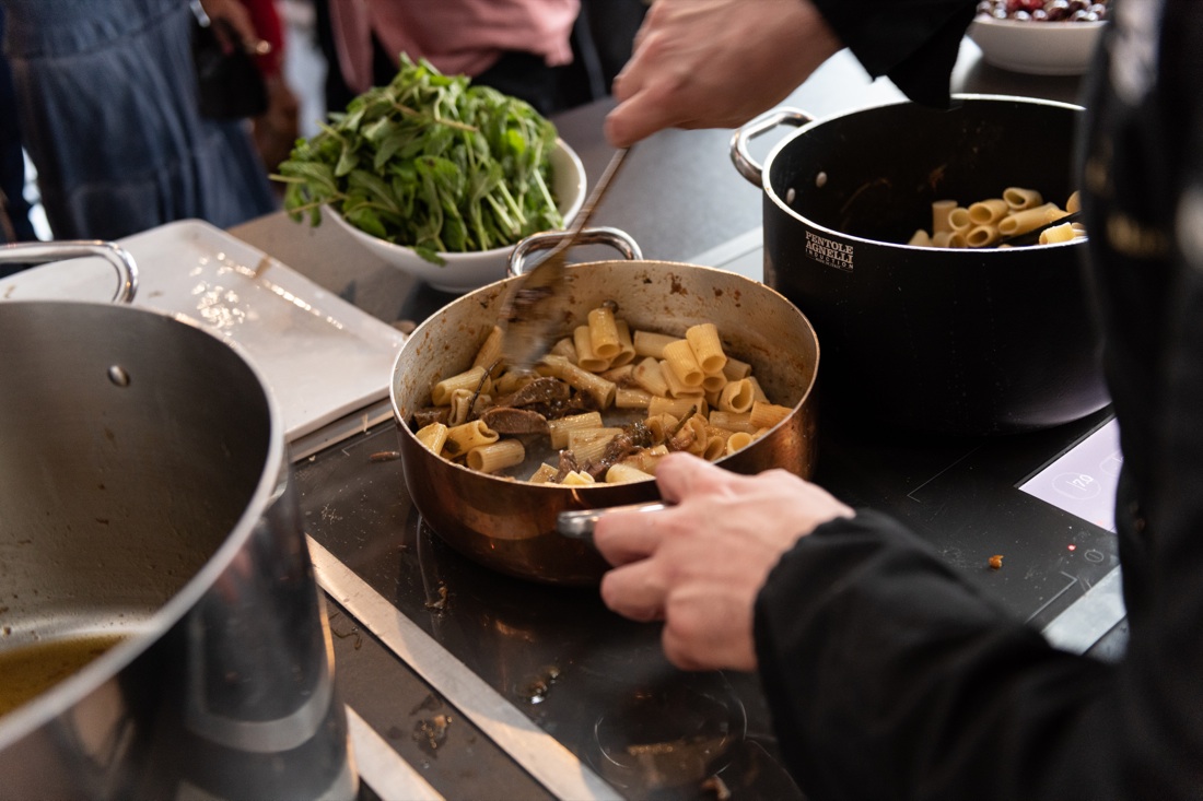 Lo showcooking di Michele Casadei Massari a New York