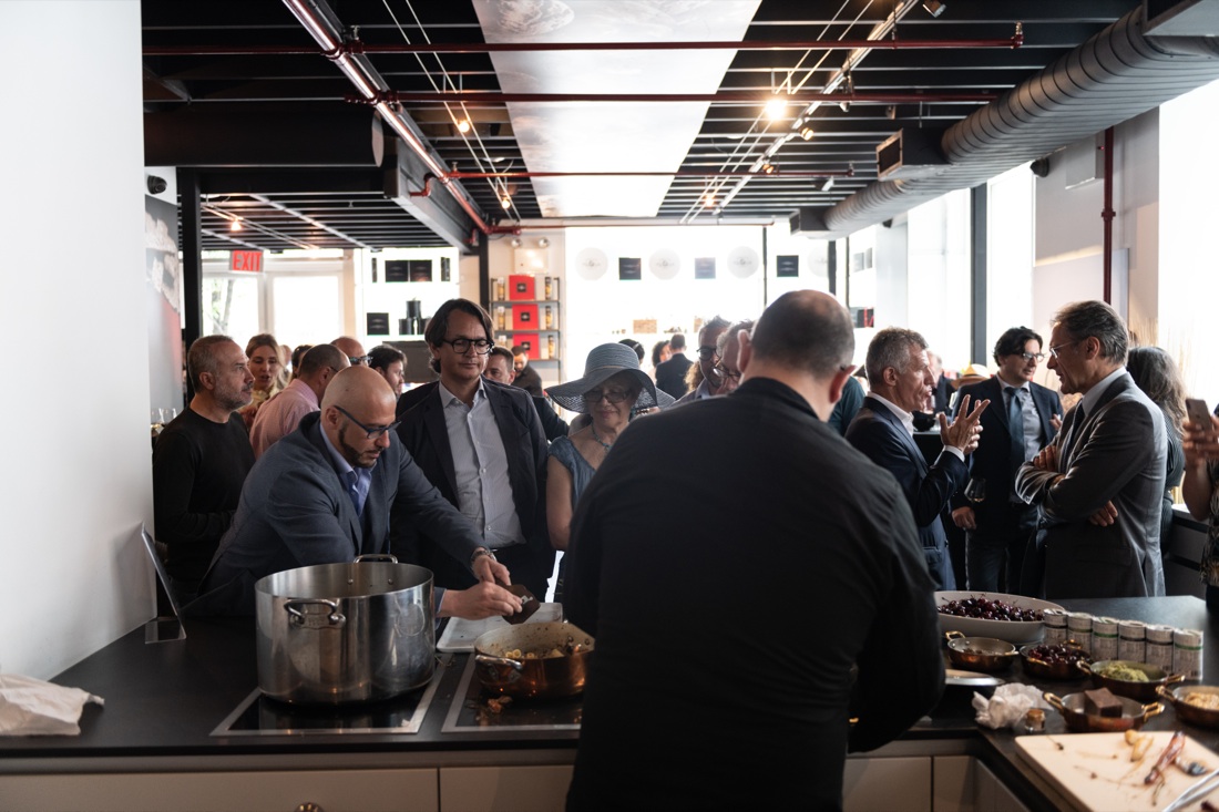 Lo showcooking di Michele Casadei Massari a New York