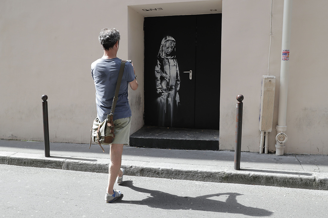 Immigrazione: anche Banksy contro le politiche europee Immigrazione: anche Banksy contro le politiche europee