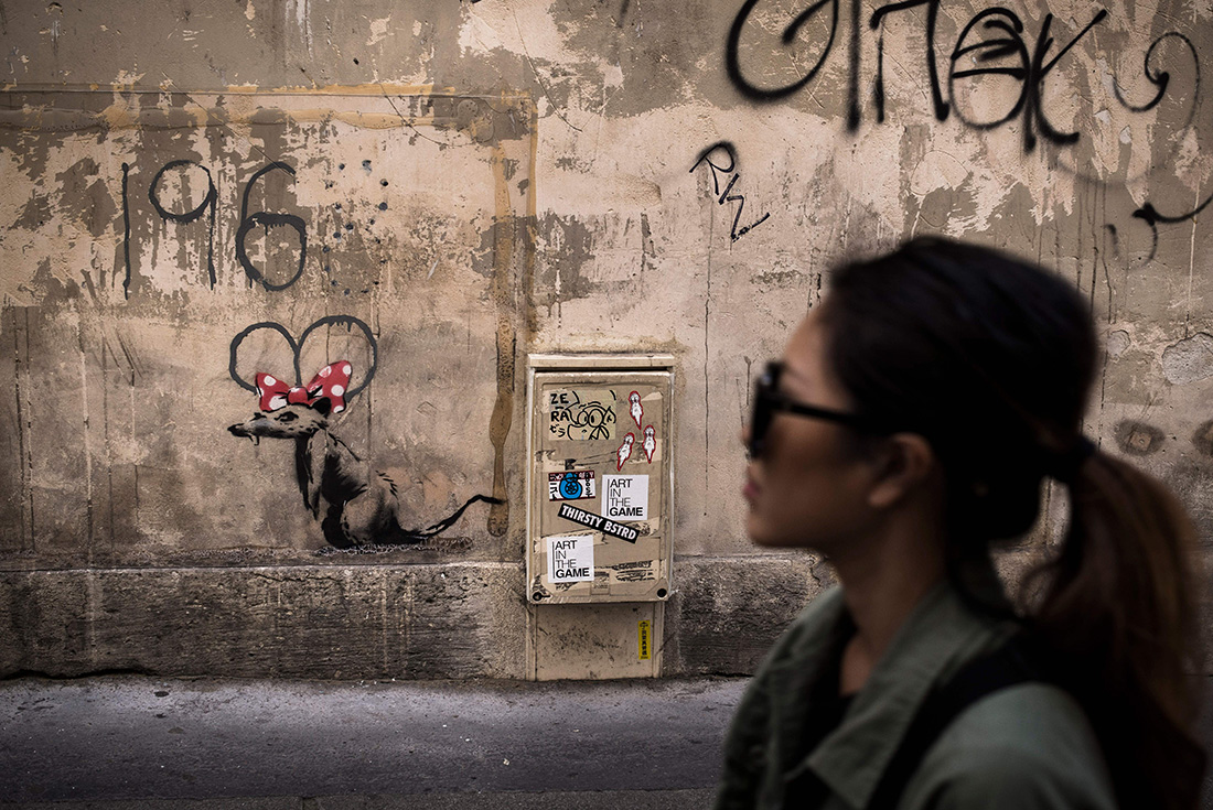 Immigrazione: anche Banksy contro le politiche europee Immigrazione: anche Banksy contro le politiche europee