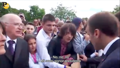 “Mi chiami Signor Presidente”; Macron sgrida un ragazzo in manifestazione | video