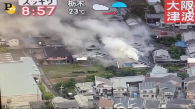 Terremoto ad Osaka, Giappone. Il momento della scossa | video