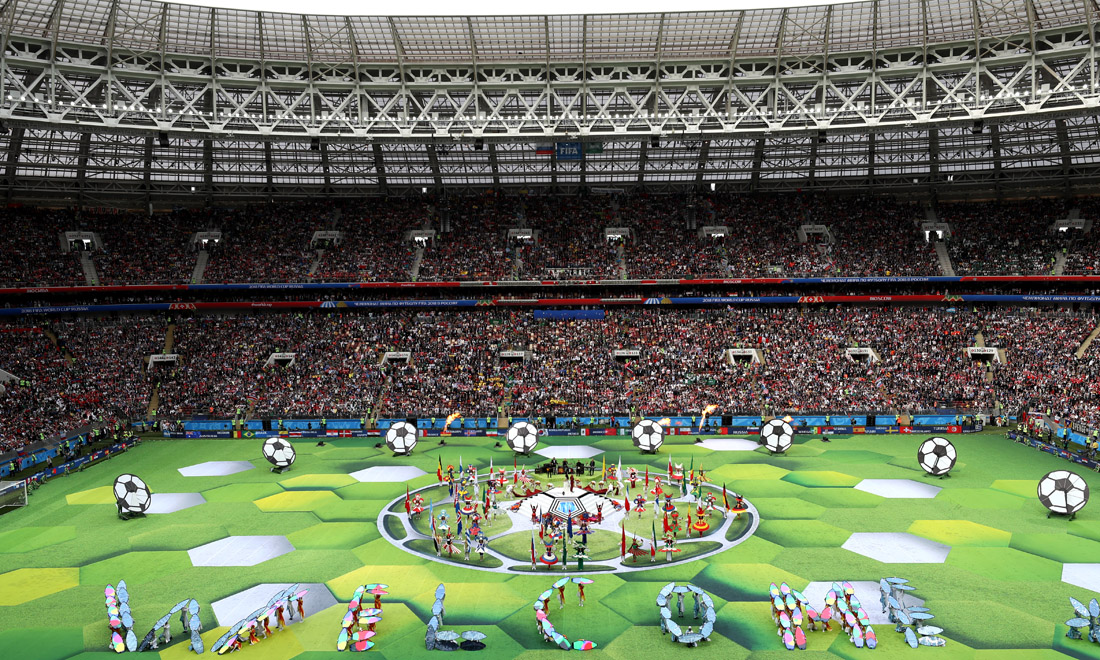 Mondiali di Russia 2018, la cerimonia d’apertura – Le foto più belle Mondiali di Russia 2018, la cerimonia d’apertura – Le foto più belle