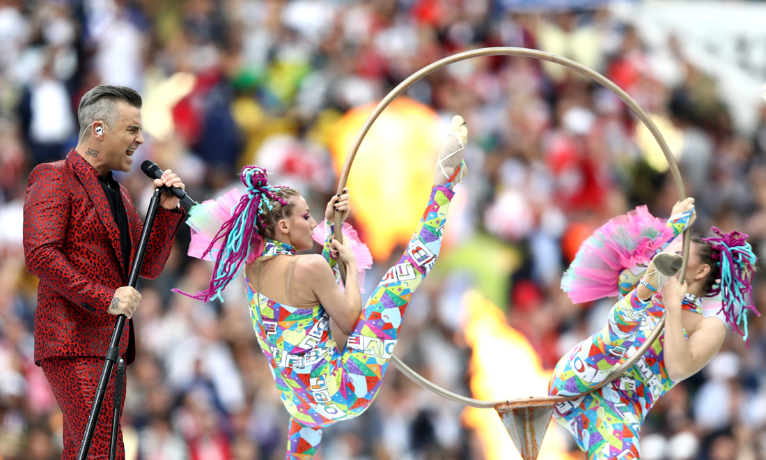 Mondiali di Russia 2018, la cerimonia d’apertura – Le foto più belle Mondiali di Russia 2018, la cerimonia d’apertura – Le foto più belle