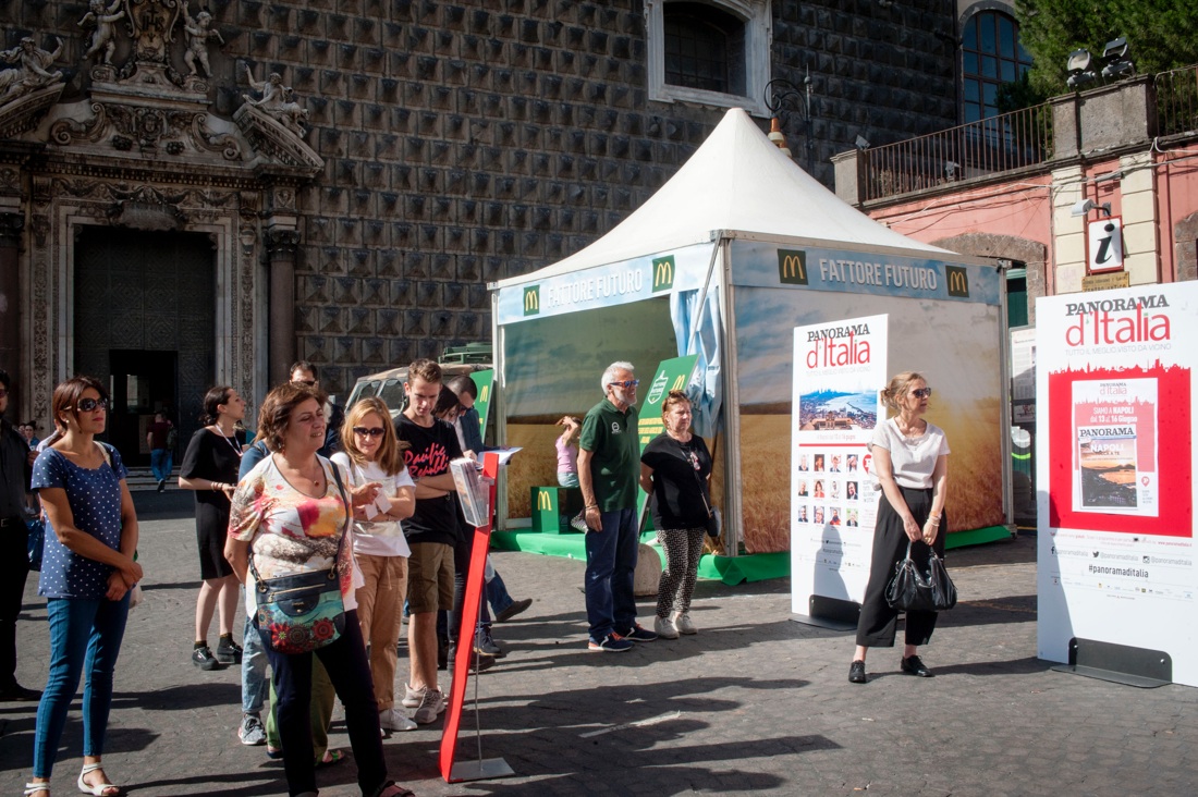 Panorama d’Italia a Napoli, l’inaugurazione Panorama d’Italia a Napoli, l’inaugurazione