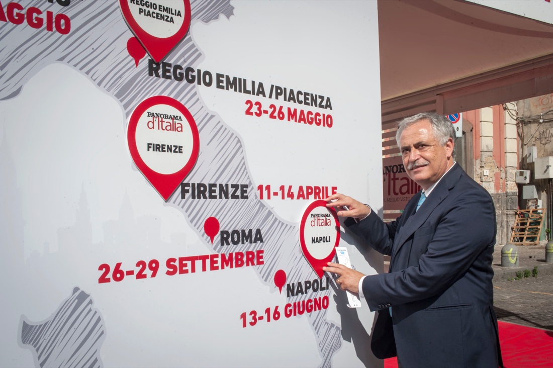 Panorama d’Italia a Napoli, l’inaugurazione Panorama d’Italia a Napoli, l’inaugurazione