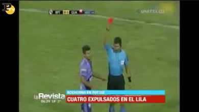 Arbitro espelle 4 giocatori della stessa squadra e viene aggredito | video