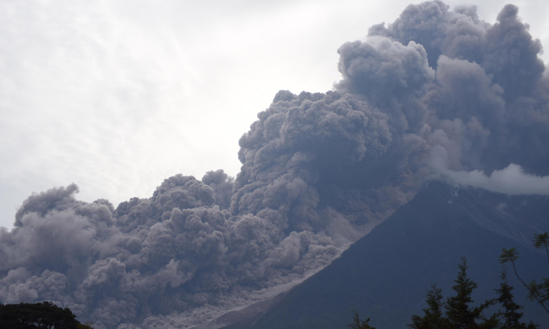 Guatemala, Vulcano del Fuego: cenere e morte – Foto