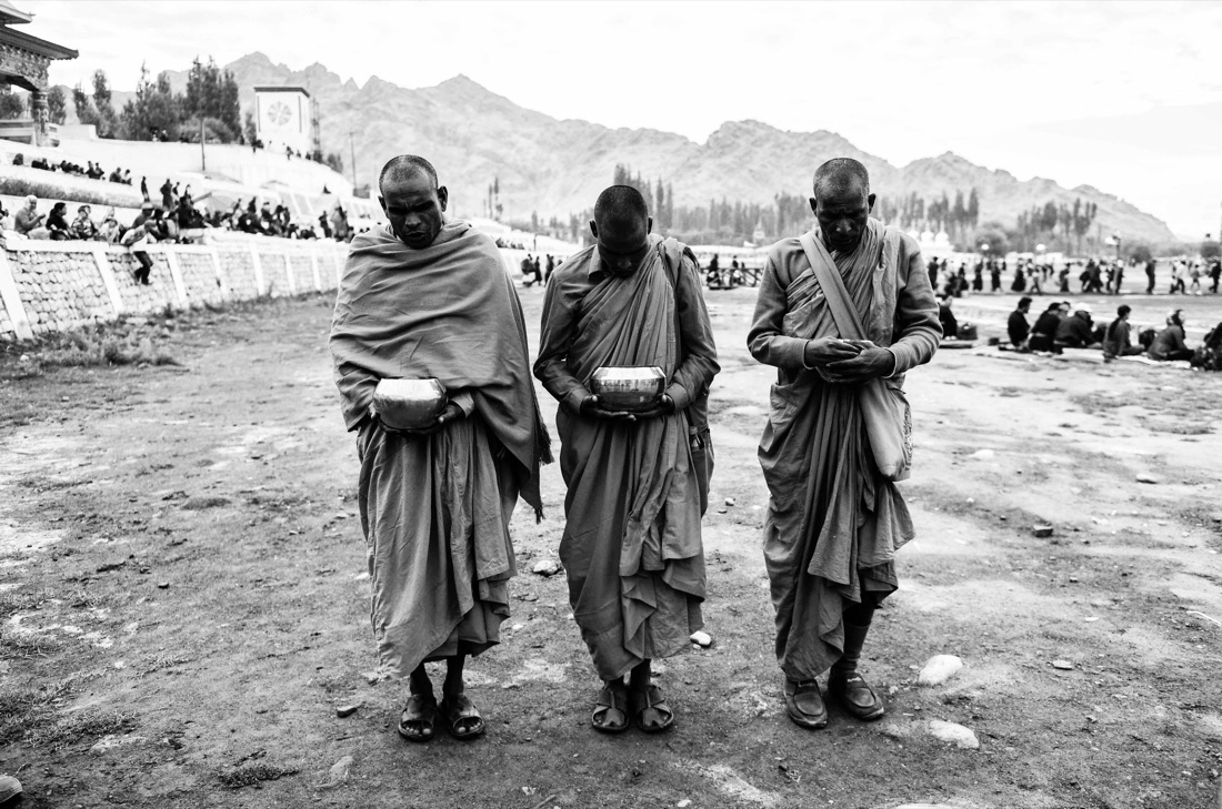 Il Ladakh in bianco e nero