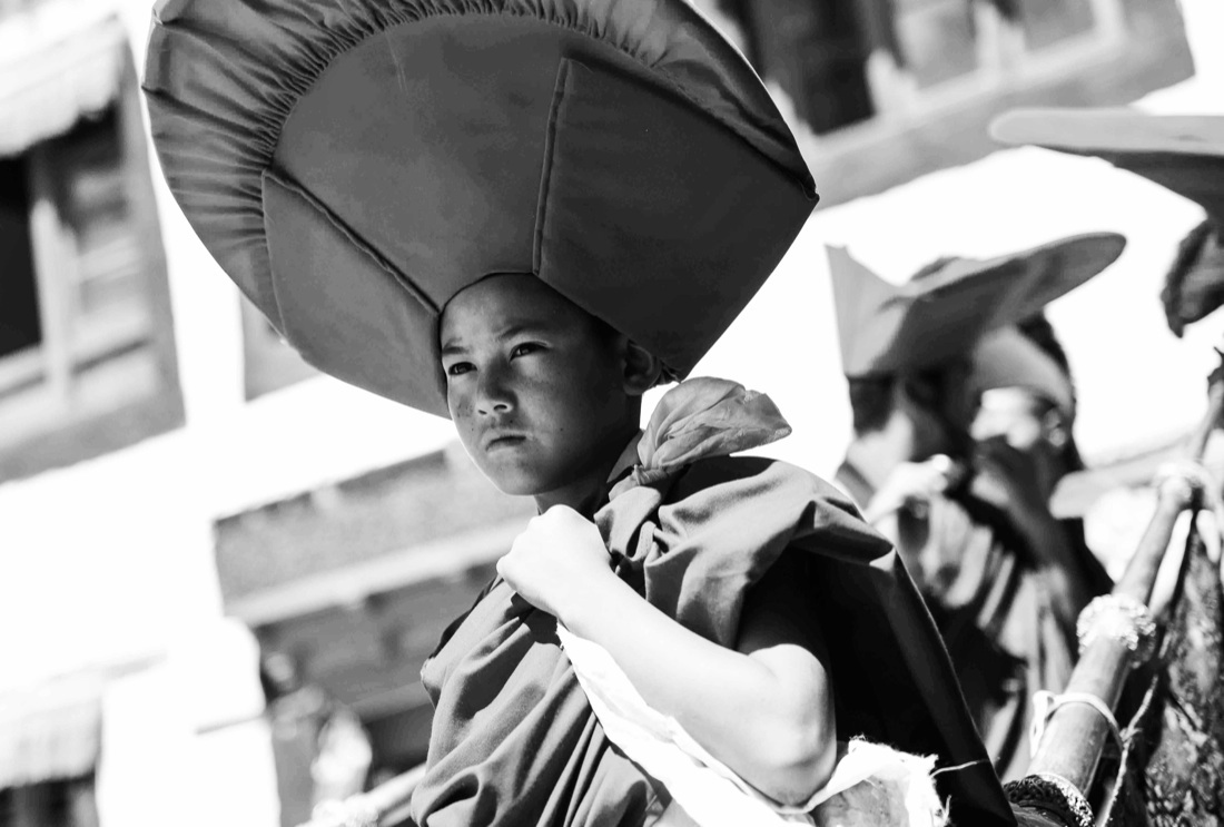 Il Ladakh in bianco e nero