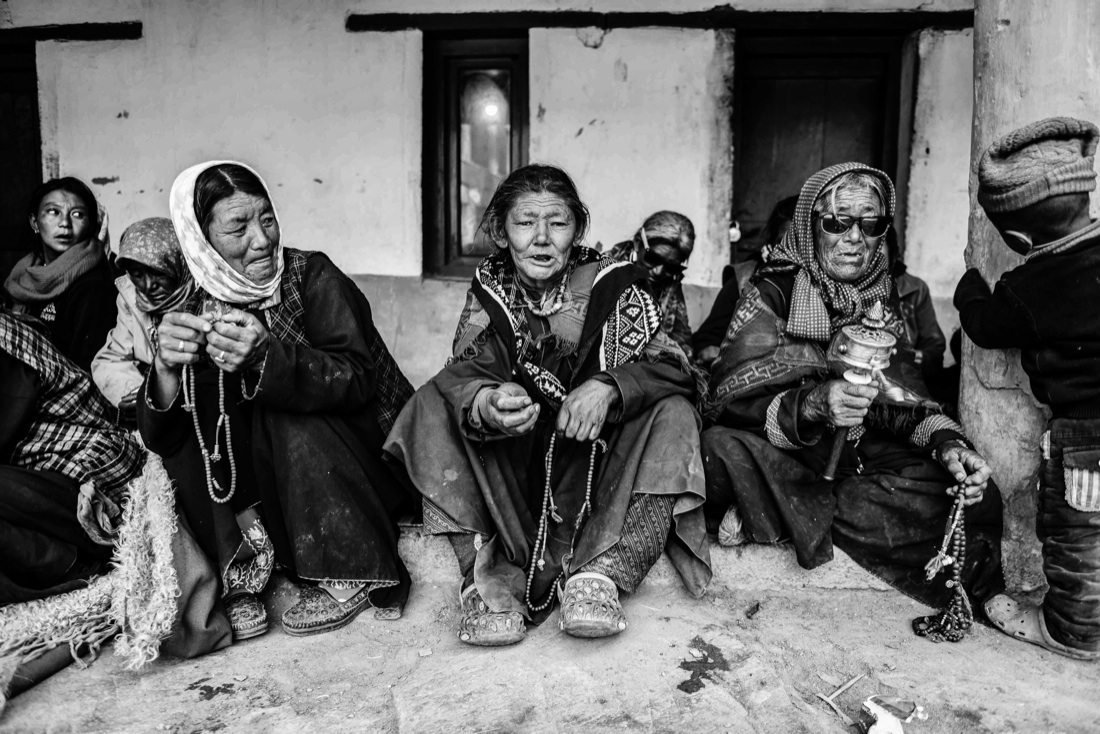 Il Ladakh in bianco e nero