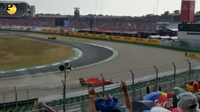 Vettel, incidente ad Hockenheim con la Ferrari | video