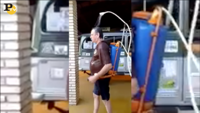 La doccia “portatile” contro il caldo estivo | video