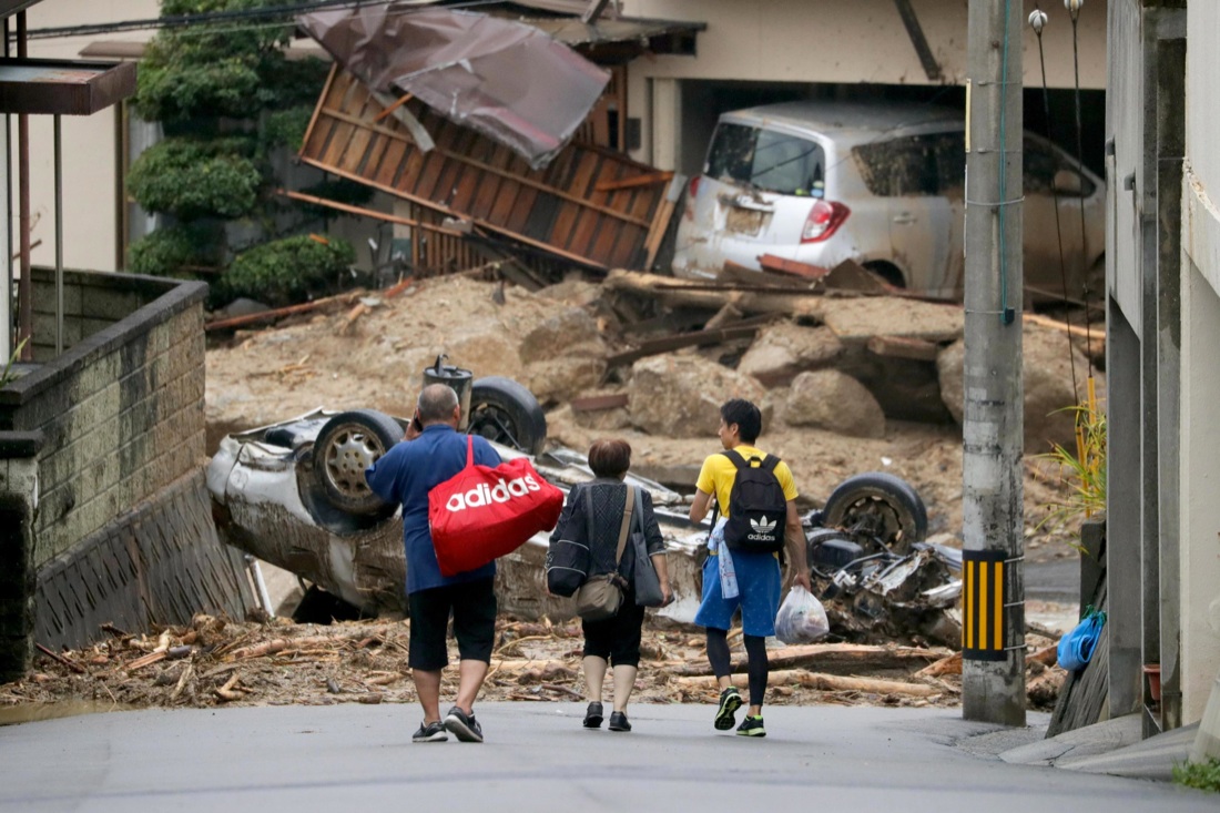 Giappone: le foto dell’alluvione