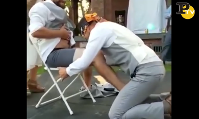 Divertente scherzo allo sposo | VIDEO