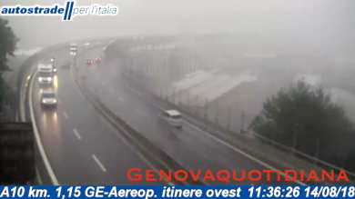 Il video del crollo di Ponte Morandi dalle telecamere di Autostrade per l’Italia