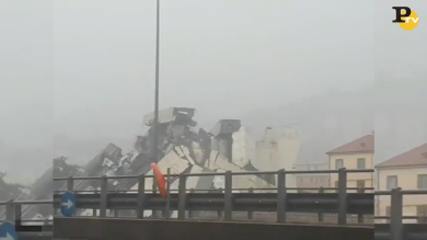 Genova: crolla ponte su Autostrada | video