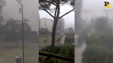 Temporale si abbatte su Firenze | video