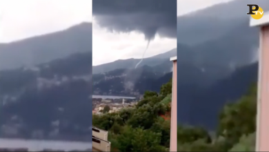 Tromba d’aria sul Ponente ligure a Crevari | video