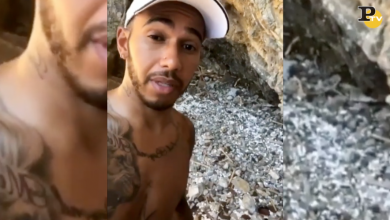 Lewis Hamilton contro la plastica | video