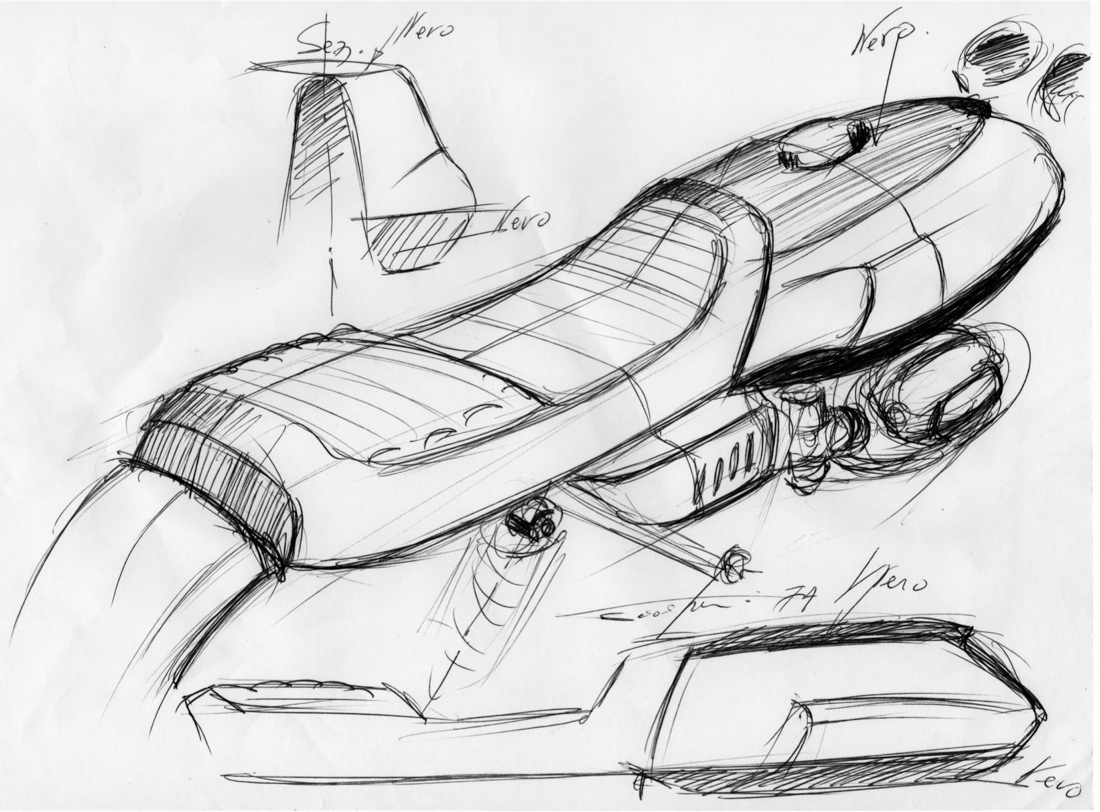 Capolavori del design: le auto e le moto di Paolo Martin – foto e disegni