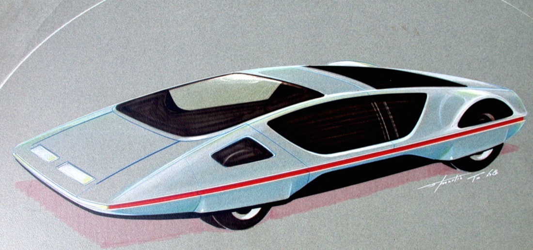 Capolavori del design: le auto e le moto di Paolo Martin – foto e disegni