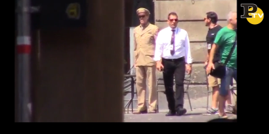 Viterbo blindata per le riprese della serie diretta da George Clooney | video