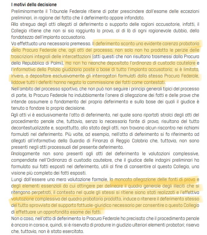 Perché la giustizia sportiva italiana è inadeguata