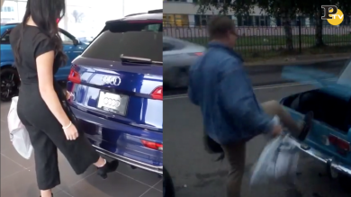 Aprire il bagagliaio di un auto con il piede, con e senza tecnologia | video