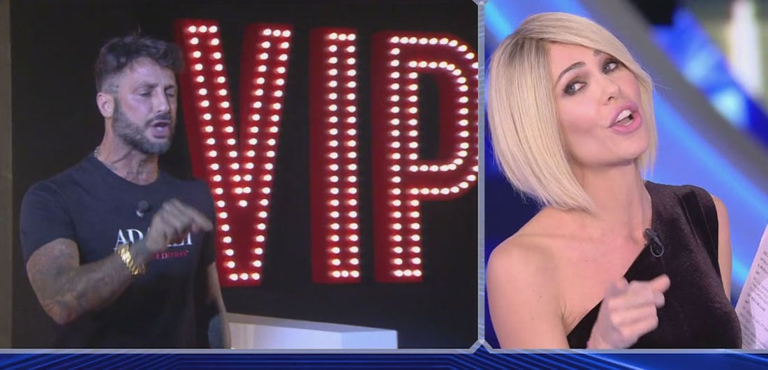 Grande Fratello Vip 3: lite show tra Ilary Blasi e Corona Grande Fratello Vip 3: lite show tra Ilary Blasi e Corona