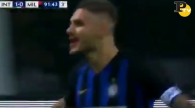 Inter-Milan: Gol di Icardi al ’92 minuto decide il Derby | video