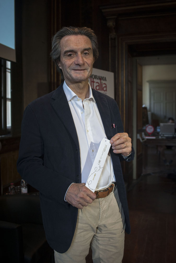 Per la Lega del Filo d’Oro, i testimonial del bracciale Cruciani – FOTO