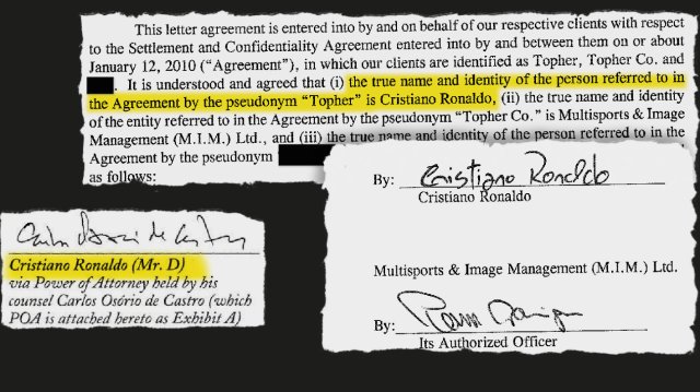 Caso Ronaldo: le carte della difesa contro l’accusa di stupro