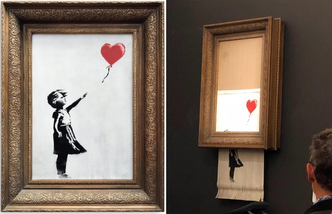 Banksy, perché l’opera d’arte si riproduce e si distrugge