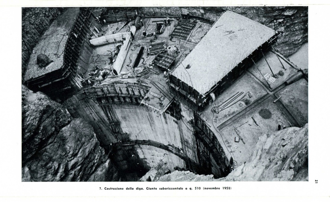 55 anni fa la tragedia del Vajont: storia e foto della costruzione della diga