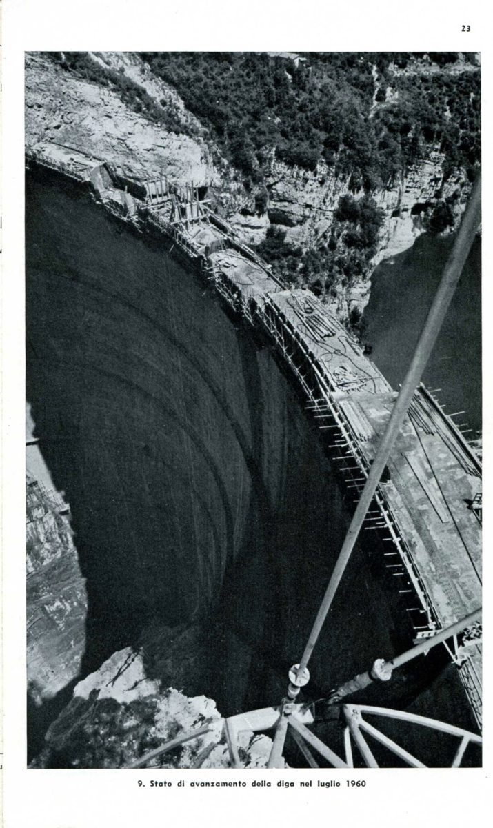 55 anni fa la tragedia del Vajont: storia e foto della costruzione della diga