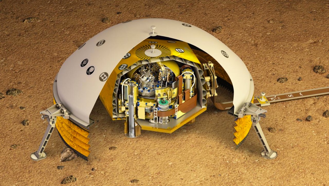 La costruzione e gli strumenti dell’Insight, il piccolo lander che studia Marte – FOTO