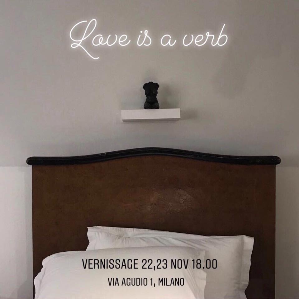 LOVE IS A VERB. Tatiana Brodatch lo coniuga in plastilina.