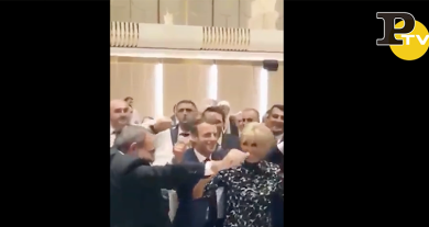 Il balletto di gruppo del premier Macron | video