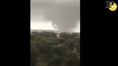 Maltempo: Tromba d’aria colpisce il  Salento | video