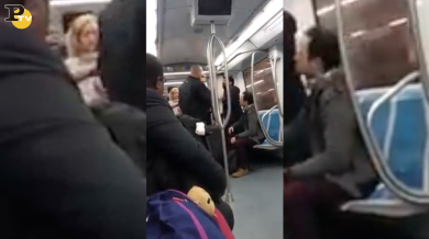 Aggressione razzista sulla metropolitana di Roma | video