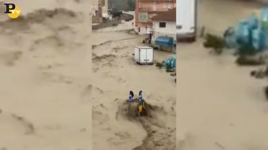 Sciacca, allagamenti per il maltempo | video