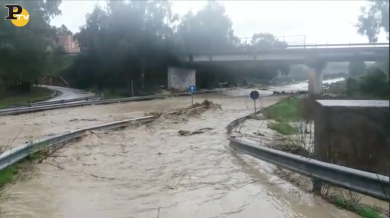 Maltempo: allagamenti sulla Palermo-Agrigento | video