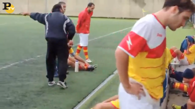 Il discorso motivazionale dell’allenatore del Villa di Briano | video