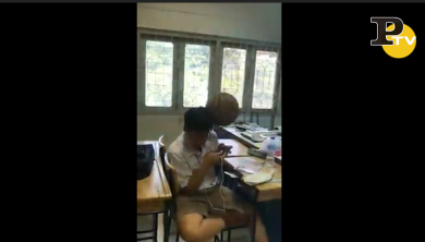 La vendetta a rallentatore con pallone da basket | video