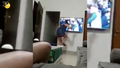 L’esultanza folle della tifosa del River Plate | video